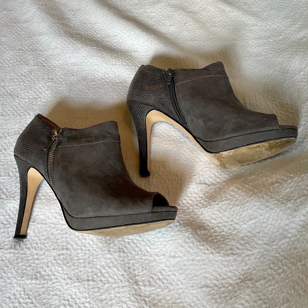 Open Toe Booties - Picture 2 of 3